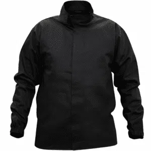 Blusão de Brim Antichamas Com Velcro Preto- Teknoluvas