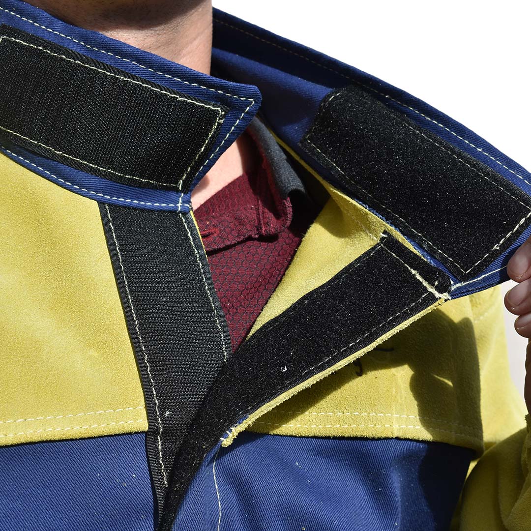 Blusão de Raspa e Brim Antichamas - Teknoluvas - Imagem 4