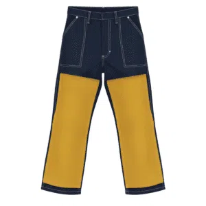 Calça em Brim Antichamas com Proteção em Raspa - Teknoluvas