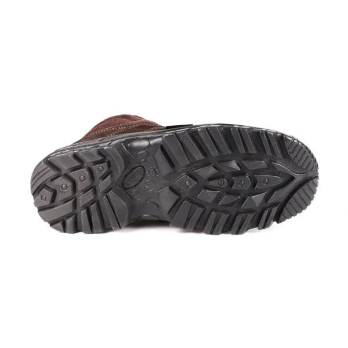 Coturno segurança de Amarrar acolchoado Nobuck Baf (Denver) Marrom C/ Amarril- BRACOL - Imagem 4