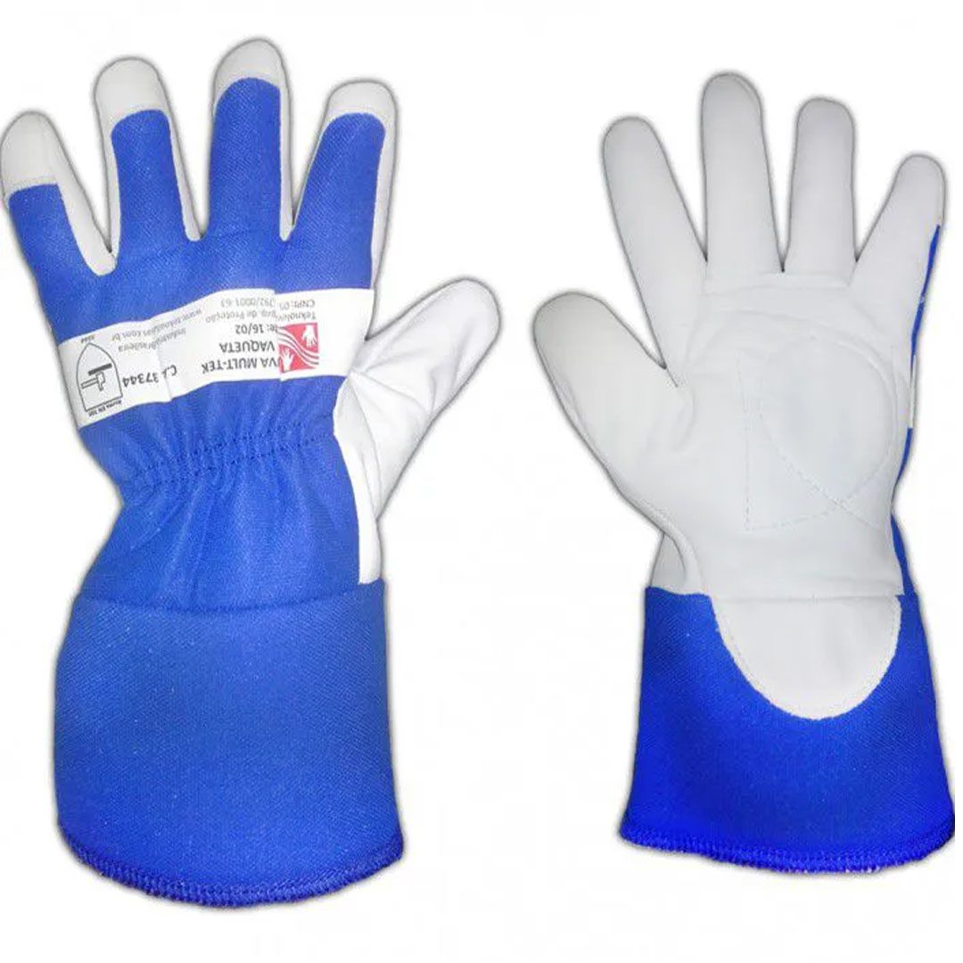Luva de Vaqueta e Nylon Constru-Tek P. 10 - Teknoluvas
