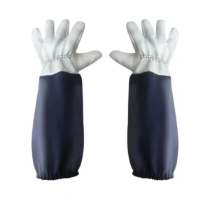 LUVA DE VAQUETA CONSTRU-TEK C/ REF. P.25 CM EM LONA CITRUS - TEK