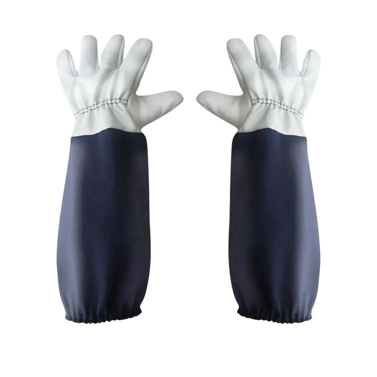 LUVA DE VAQUETA CONSTRU-TEK C/ REF. P.25 CM EM LONA CITRUS - TEK