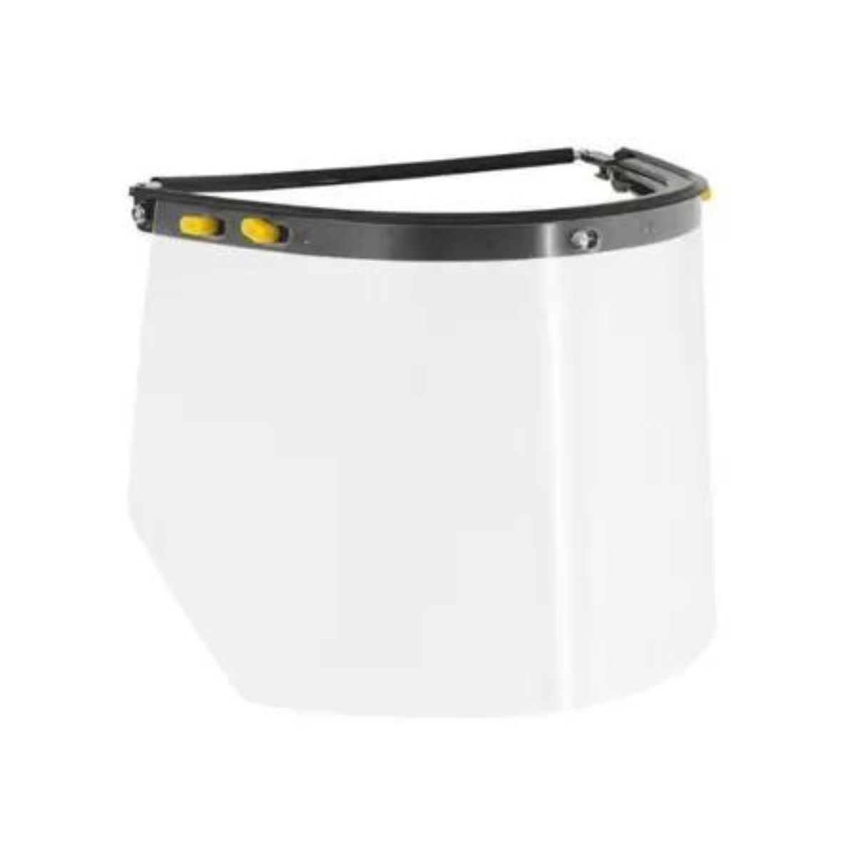 Suporte com visor Incolor de Policarbonato para capacete - CARBOGRAFITE - Imagem 2