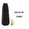 Conector Engate Macho13mm Cabo De Solda 35 A 50mm - 2 peças - Image 2