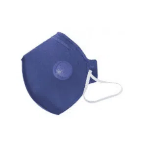 MASCARA SEMI DESCARTAVEL PFF2 C/ VALVULA AZUL - ALLTEC