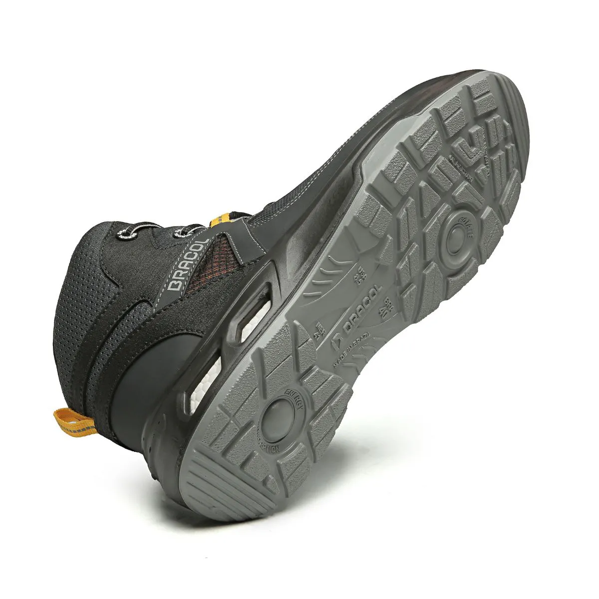 Bota de Amarrar Detroit Ultra com Biqueira de PVC Tipo Tênis Coturno Bracol - Imagem 3