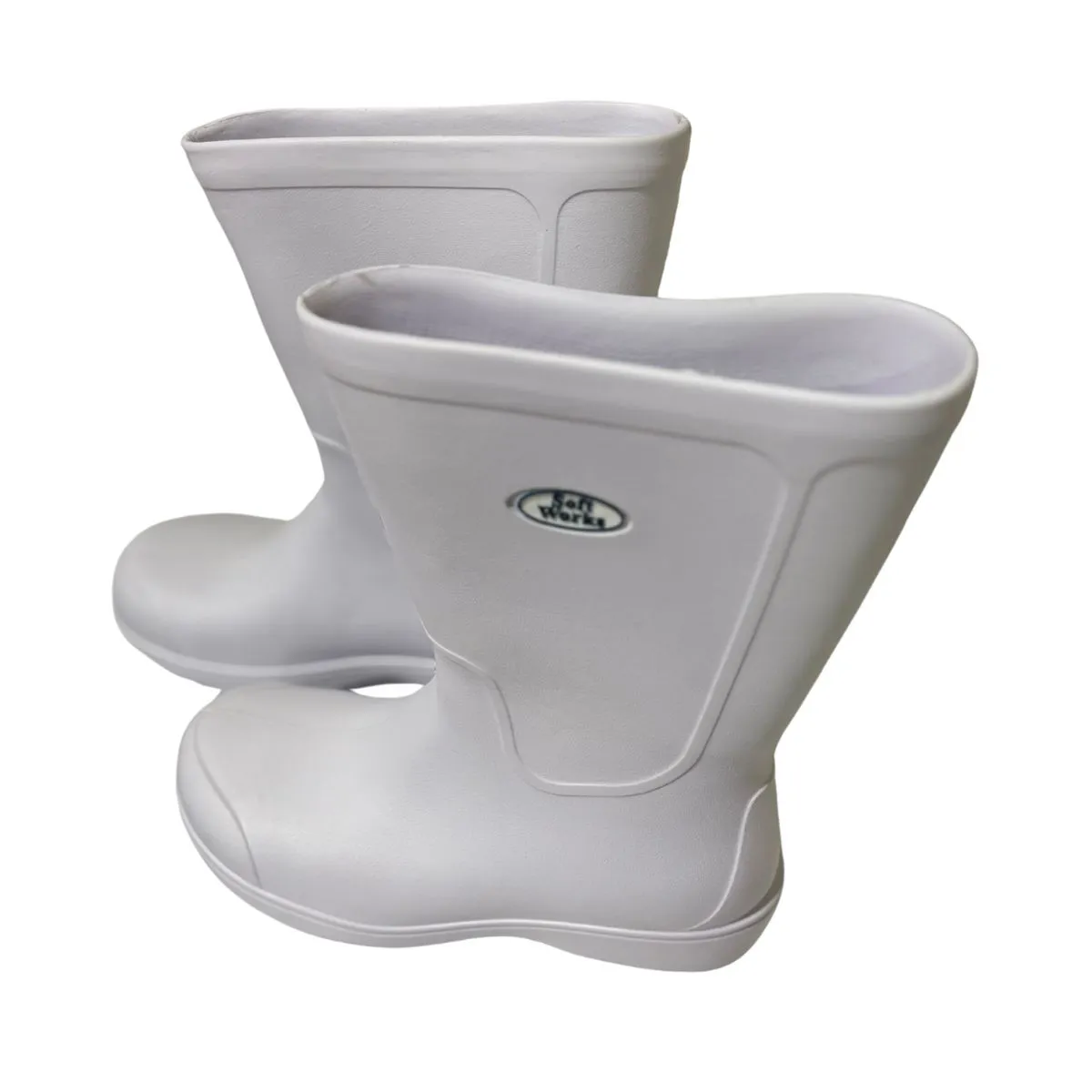 Bota de EVA Cano Medio Branca (BB87) Soft Works