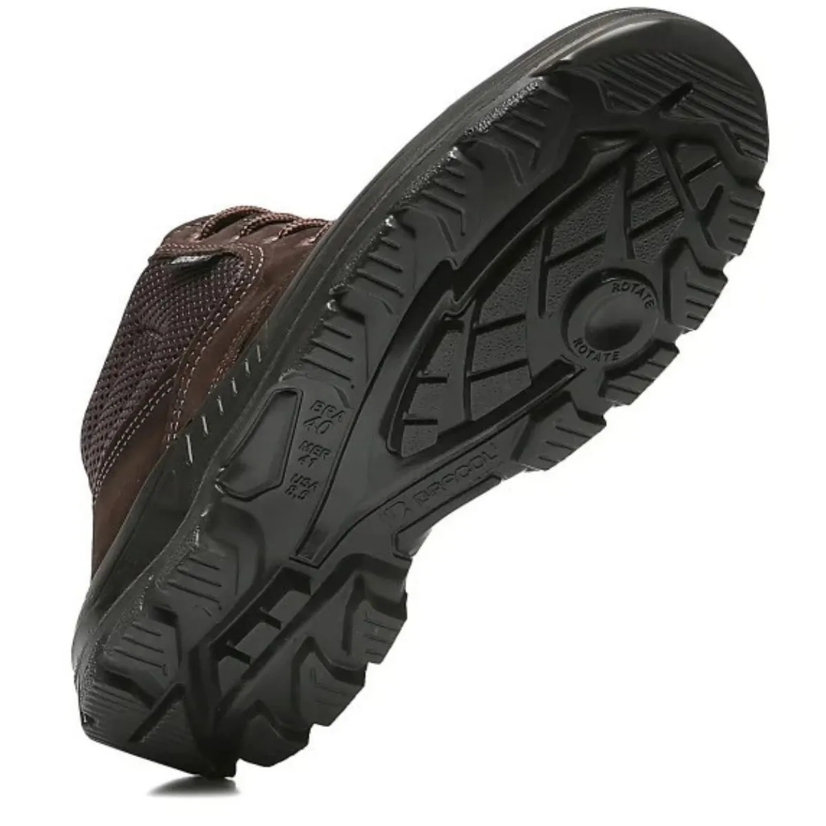 Bota Coturno de Segurança para Eletricista Marrom Café NR10 com Bico de Composite DUBAI BAE Bracol CA 50290 - Imagem 4
