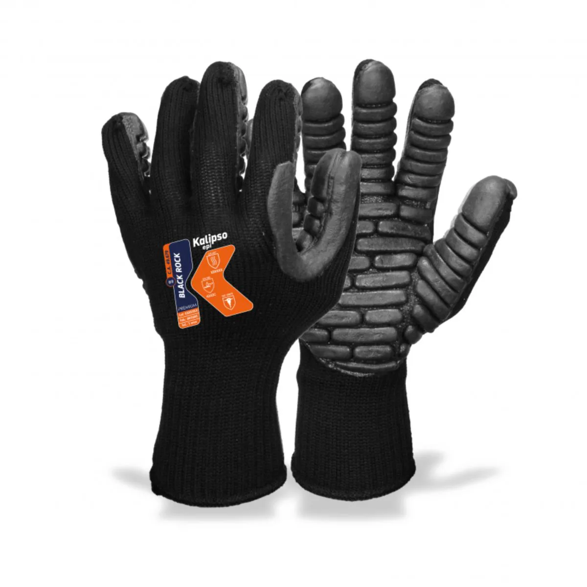 Luva Antivibração Black Rock Tamanho G Kalipso  CA 49679