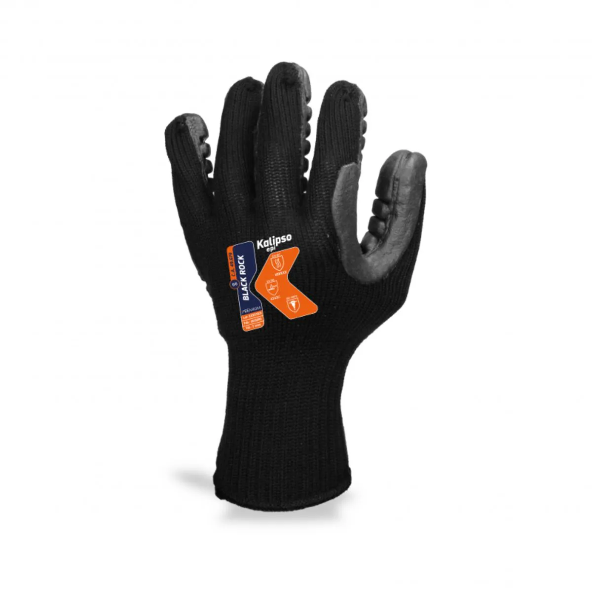 Luva Antivibração Black Rock Tamanho G Kalipso  CA 49679 - Imagem 3