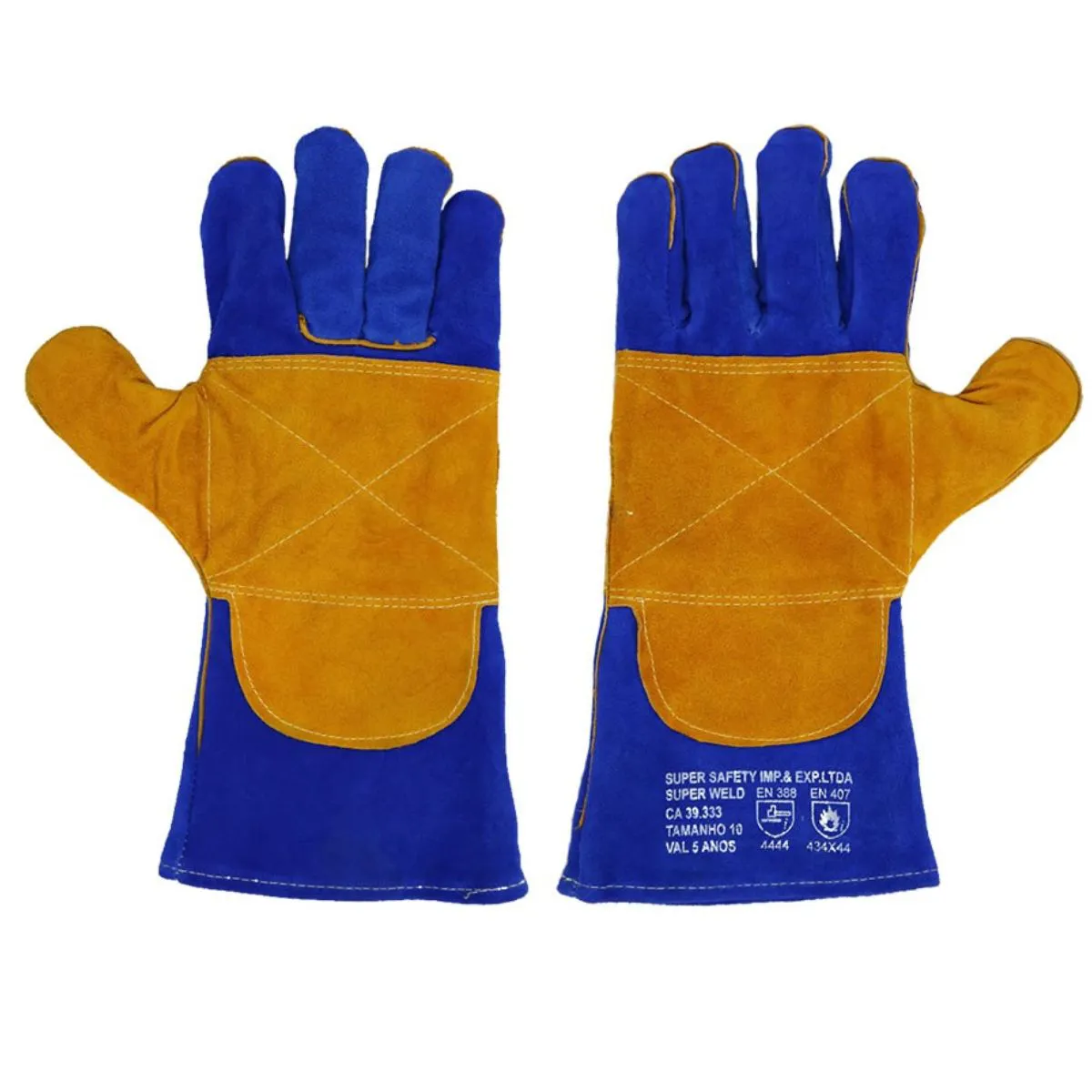 Luva para Solda em Raspa SuperWeld Ambidestra - Super Safety - CA 39333 - Imagem 2