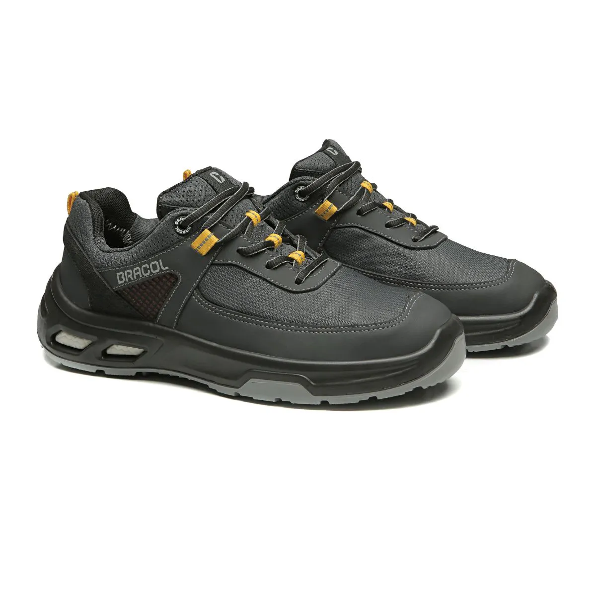 Tênis de Segurança Detroit Max Bracol em Microfibra com Biqueira de PVC e Cadarço