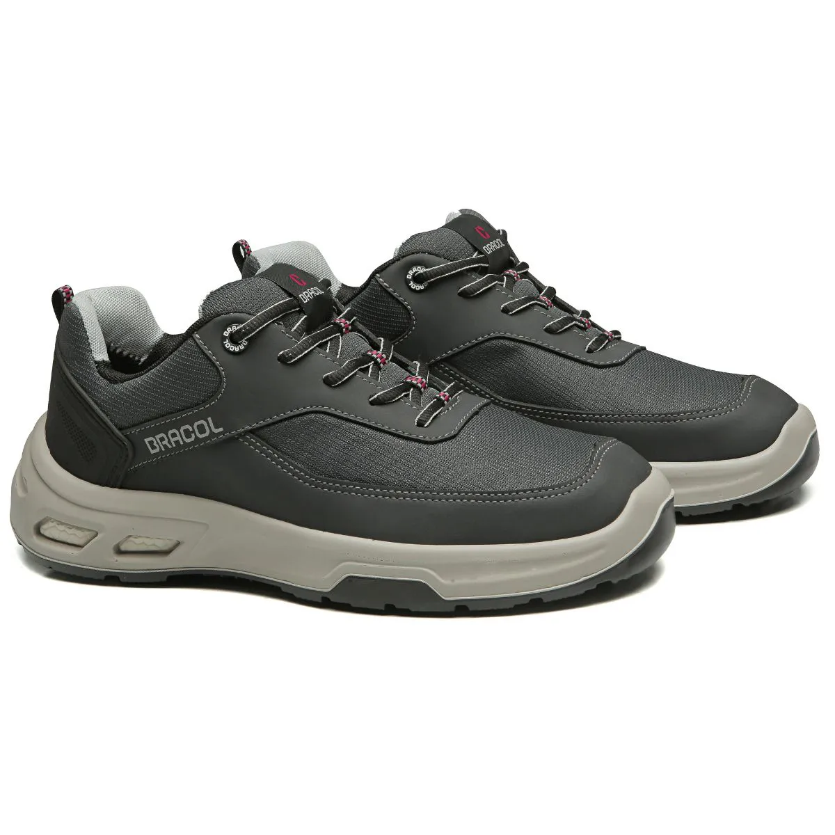 Tênis de Segurança Detroit Plus Bracol em Microfibra com Biqueira de PVC e Cadarço