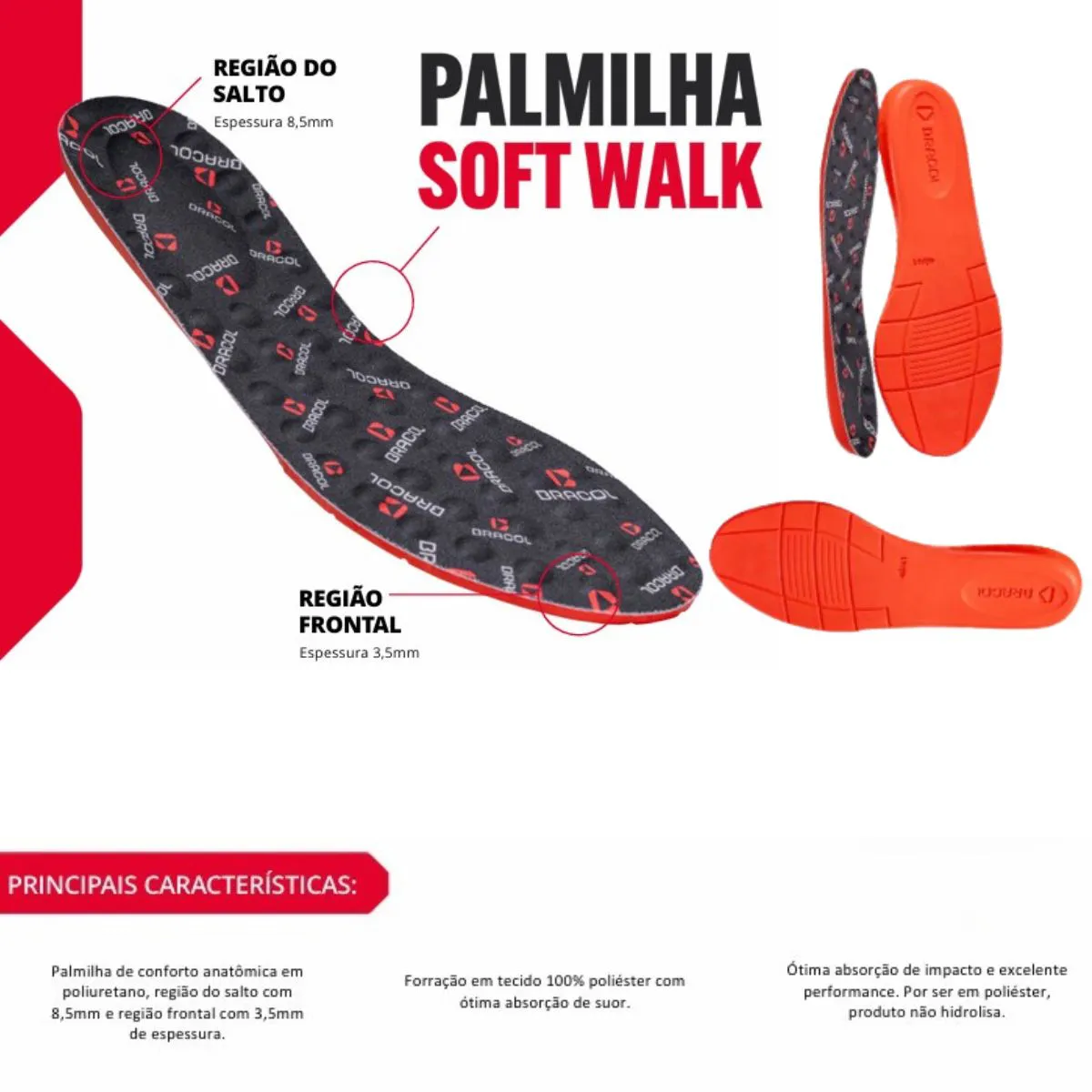 Bota de Amarrar Detroit Ultra com Biqueira de PVC Tipo Tênis Coturno Bracol - Imagem 4