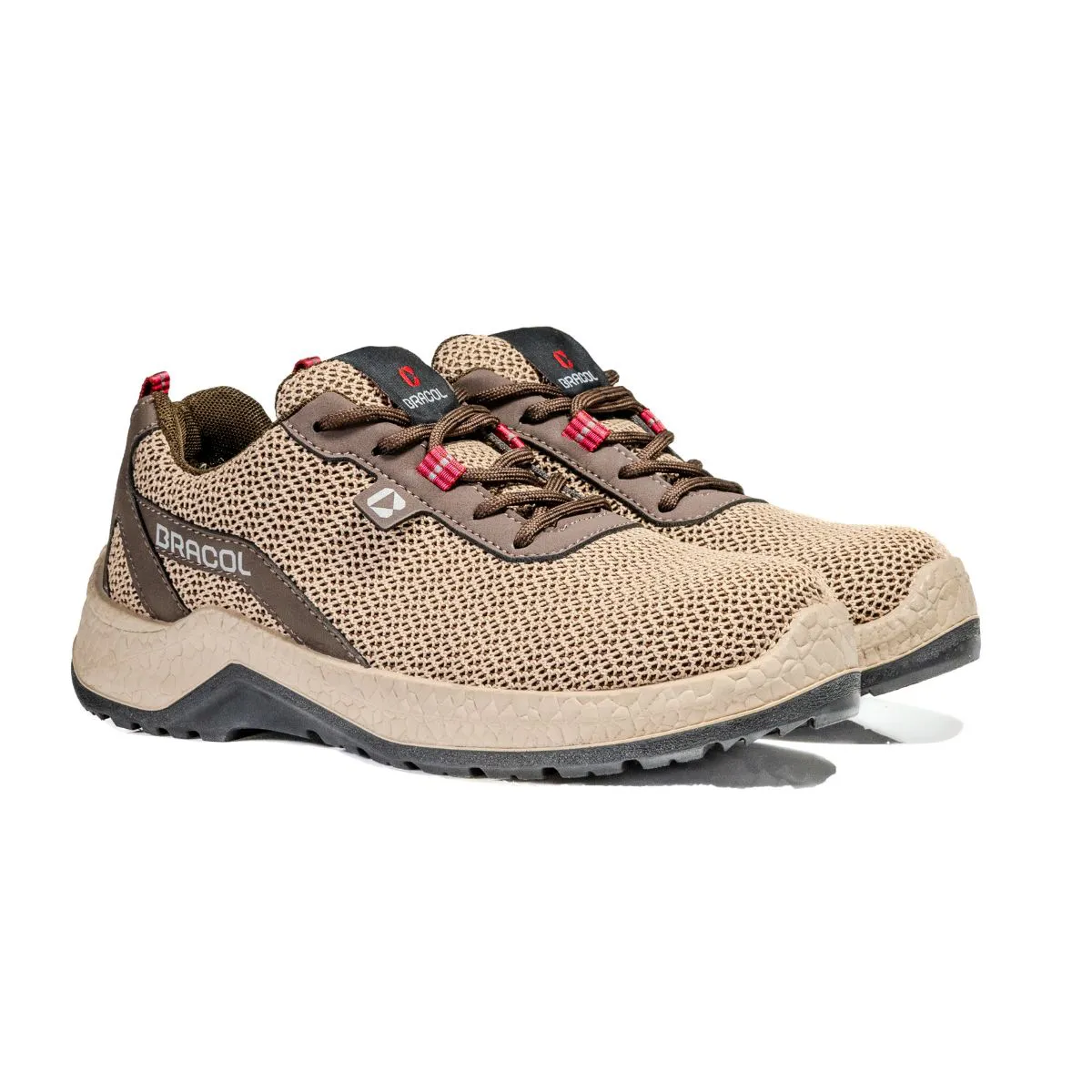 Tênis Ocupacional de Amarrar Topázio Areia Feminino com Biqueira de PVC Linha Ella Bracol - Imagem 2