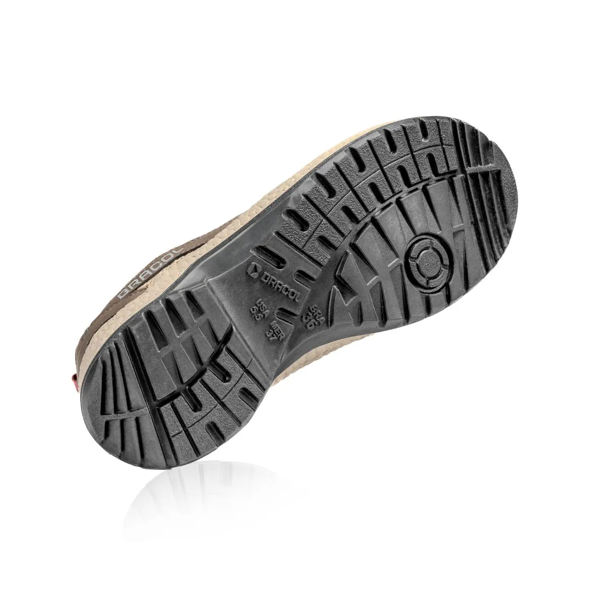 Tênis Ocupacional de Amarrar Topázio Areia Feminino com Biqueira de PVC Linha Ella Bracol - Imagem 4