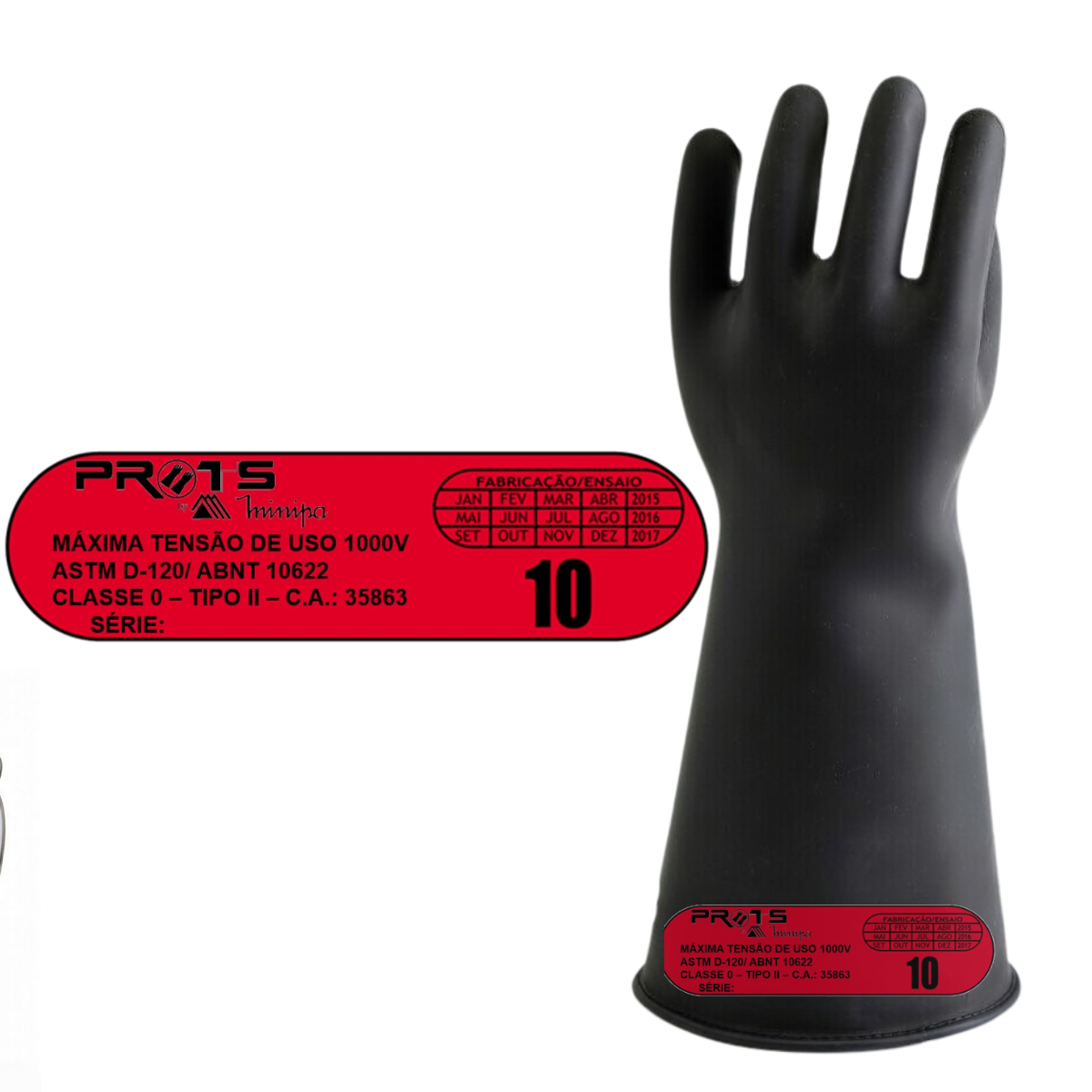 Luva Isolante 5KV Classe 0