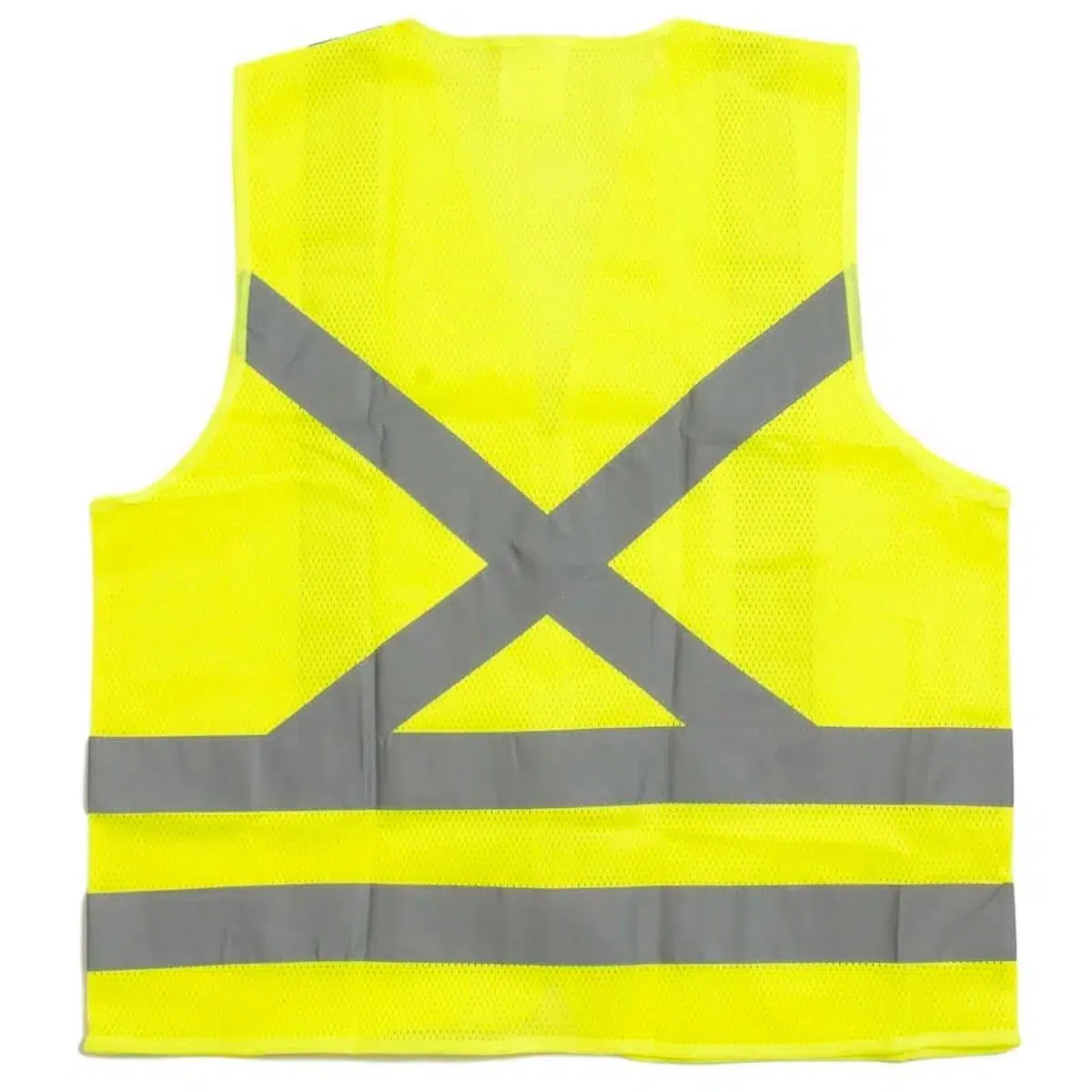 Colete de Sinalização Refletivo Amarelo Fluorescente Com 1 Bolso e Zíper Volk do Brasil - Imagem 2